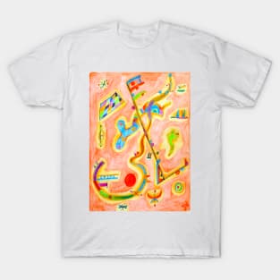 earthly abstract T-Shirt